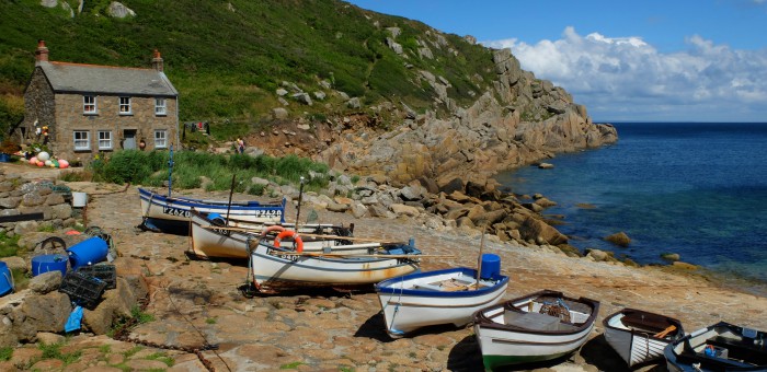 A 5 minute walk from the Logan Rock Inn is the small picturesque fishing cove, Penberth.